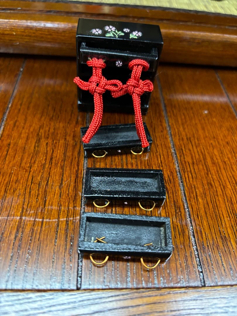 値下げします。雛人形　ひいな遊び　御床の間飾り　欅製