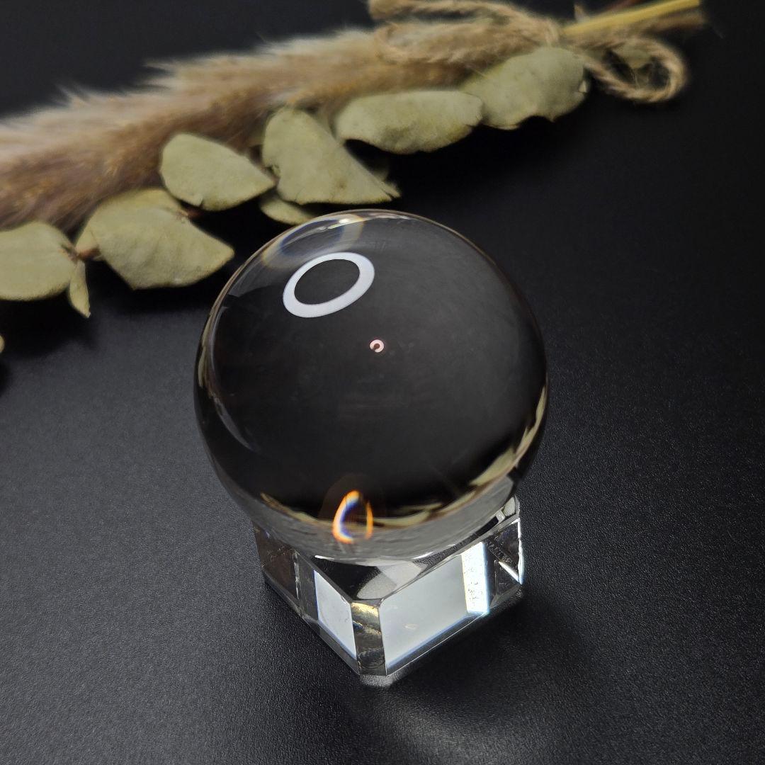 【超希少石/最強品質】極上天然無垢水晶丸玉スフィア ＊宝石鑑別書付属＊