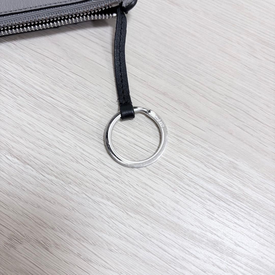 あ*る様 ロエベ LOEWE パズル カードホルダー ブルー グレー