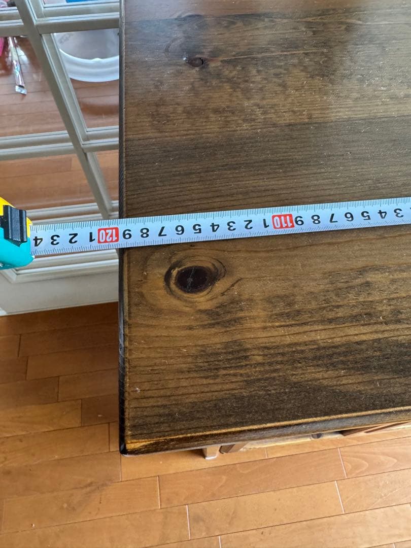 ☆アンティーク木目調ラック ガラス扉付き 収納棚