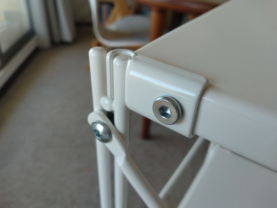 【美品】MUJI無印 スチールユニットシェルフ小3段ワイド86cmライトグレー