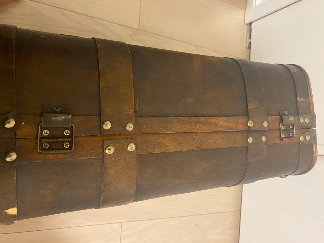 アンティーク レトロ ヴィンテージ 木製 トランク 天然木 収納 お洒落