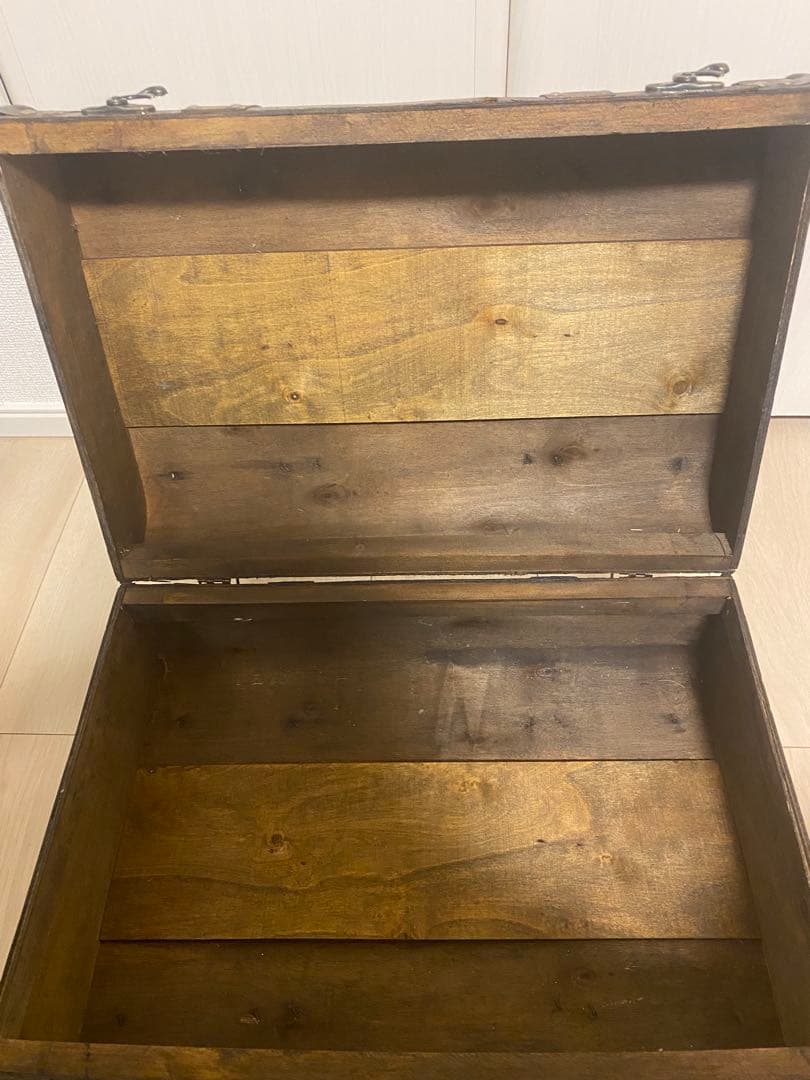 アンティーク レトロ ヴィンテージ 木製 トランク 天然木 収納 お洒落