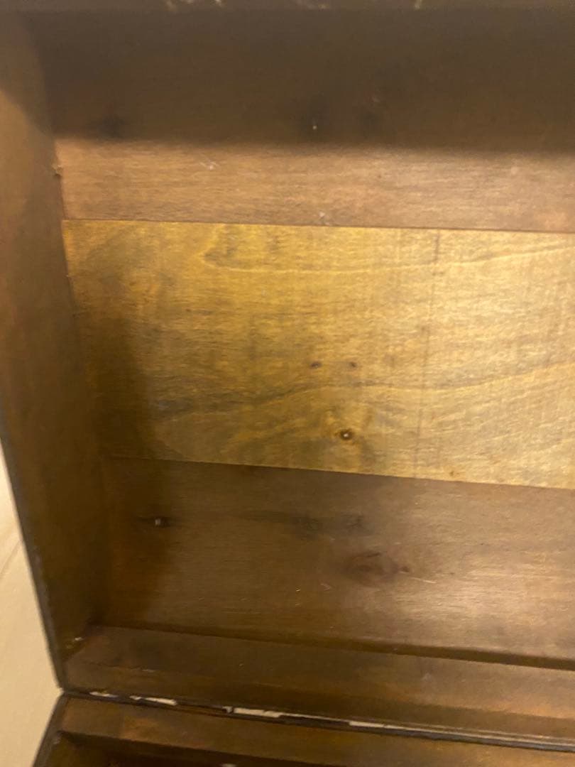 アンティーク レトロ ヴィンテージ 木製 トランク 天然木 収納 お洒落