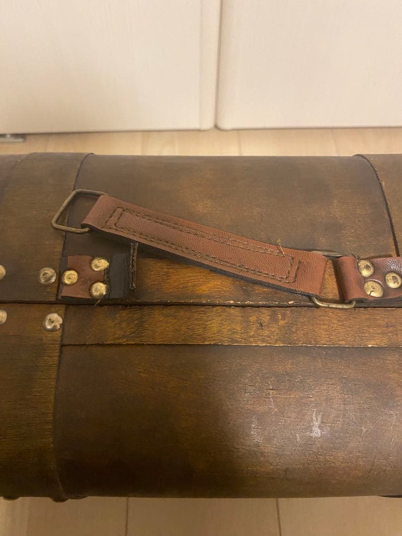 アンティーク レトロ ヴィンテージ 木製 トランク 天然木 収納 お洒落