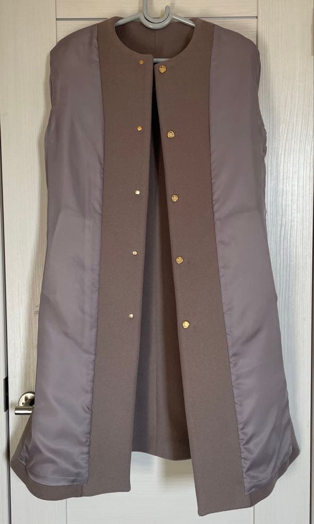 ド*.様 UNITED ARROWS ノーカラー コート