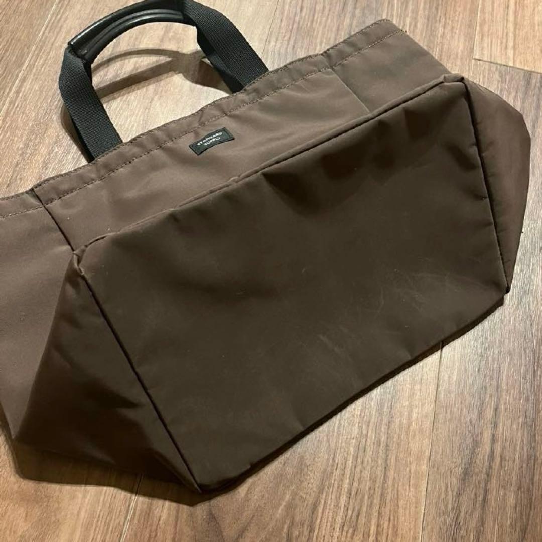 STANDARD SUPPLY ダークブラウン　ベーシックトートバッグ
