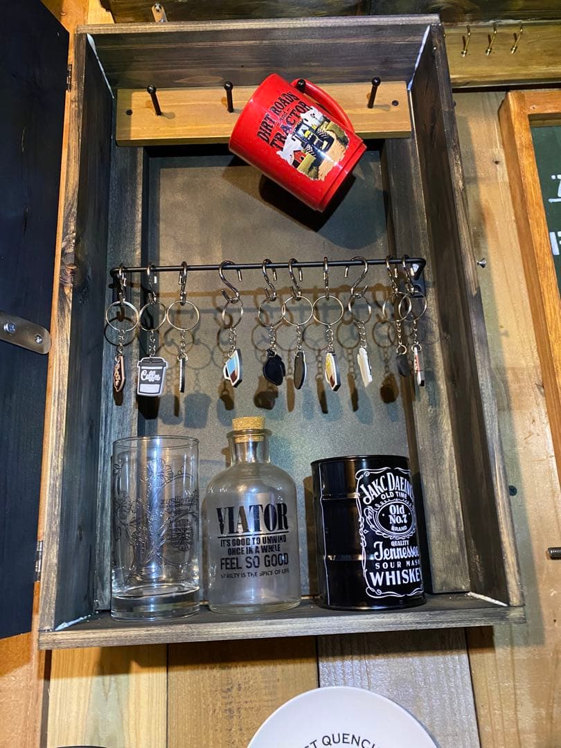 壁掛け収納　小物入れ　アメリカン　インダストリアル