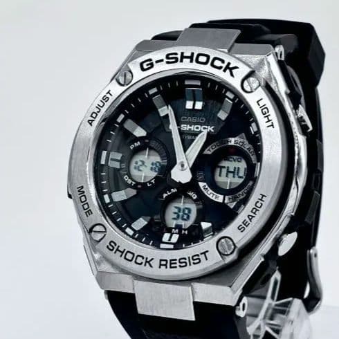 極美品G-SHOCK GST-W110 G-STEEL 電波ソーラ