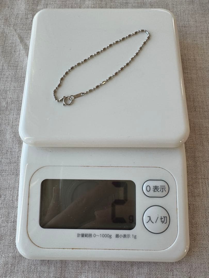 ４℃ プラチナ ブレスレット Pt850