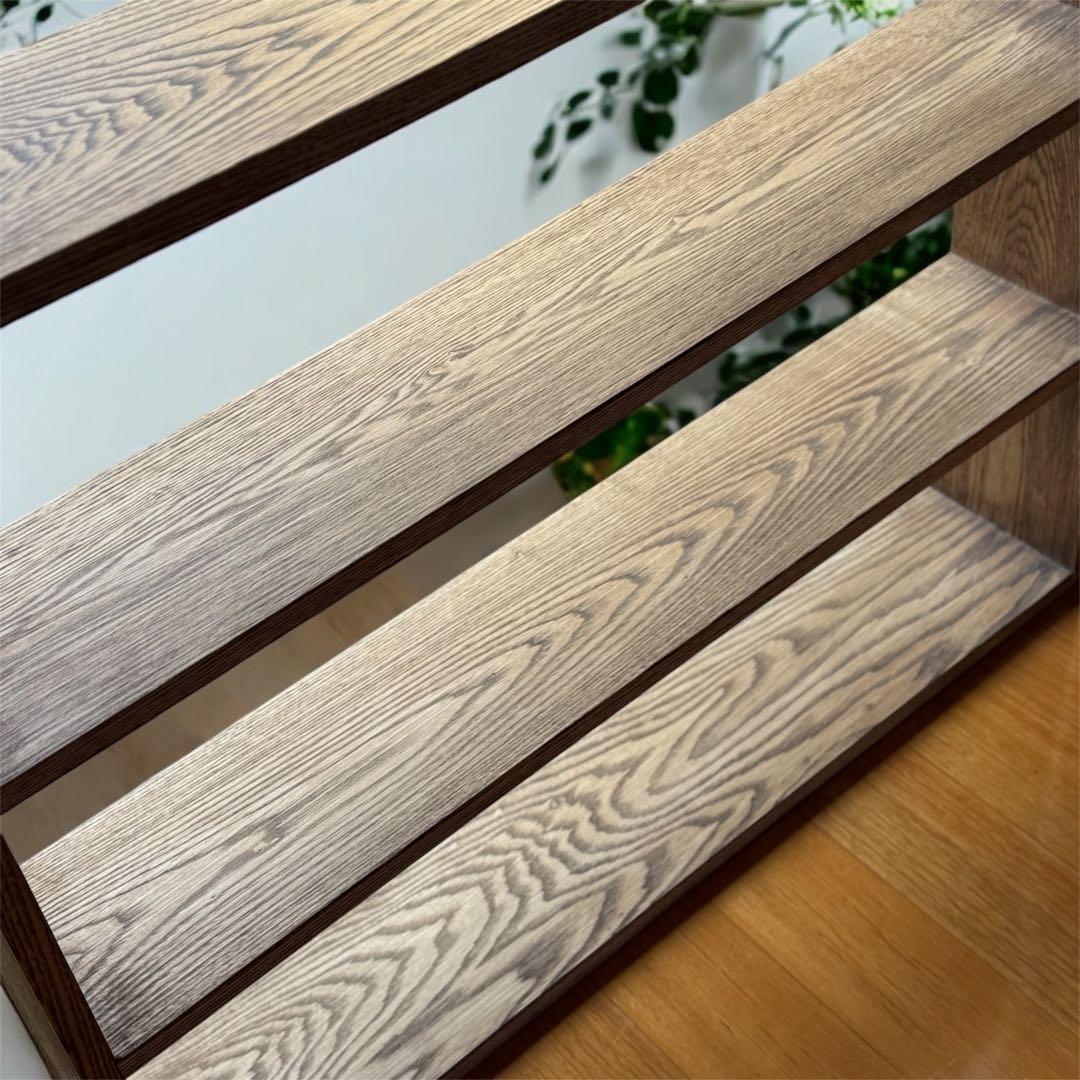 タモ無垢材の棚　スリムLサイズ