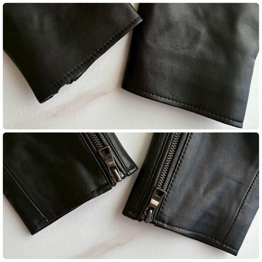 希少◆ハーレーダビッドソン アルパカレザー シングルライダース ジャケット 3L