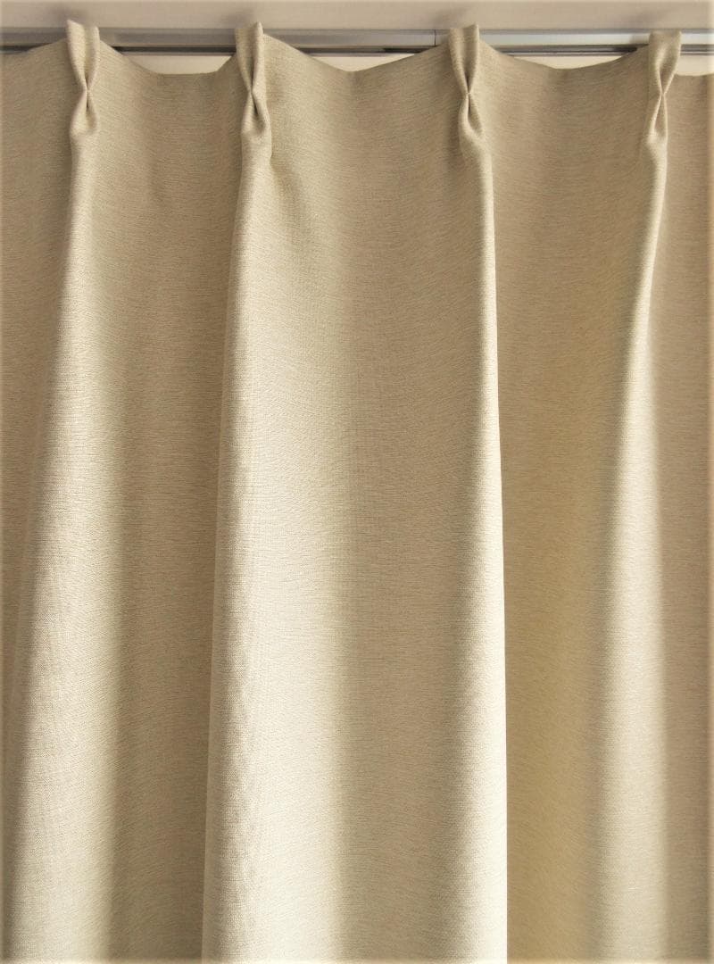 ひまわり★2級遮光 幅150X丈135(２枚入) (KM3313)が2組