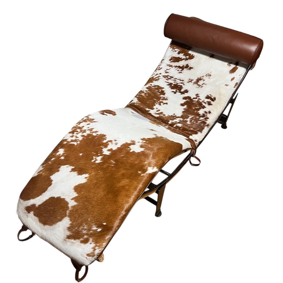 Le Corbusier LC4 シェーズロング 牛革カウスキン 1人掛けソファ