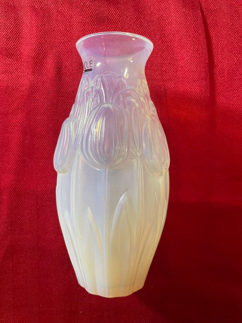 レア　ラリック　LALIQUE オパール　チューリップ 花瓶