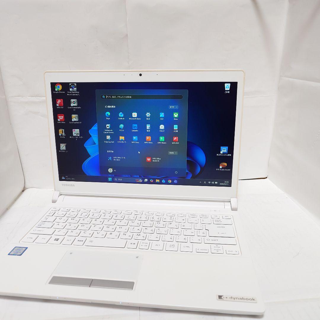 ✨️ほぼ未使用✨️ dynabook RX73 Win11 SSD Corei3