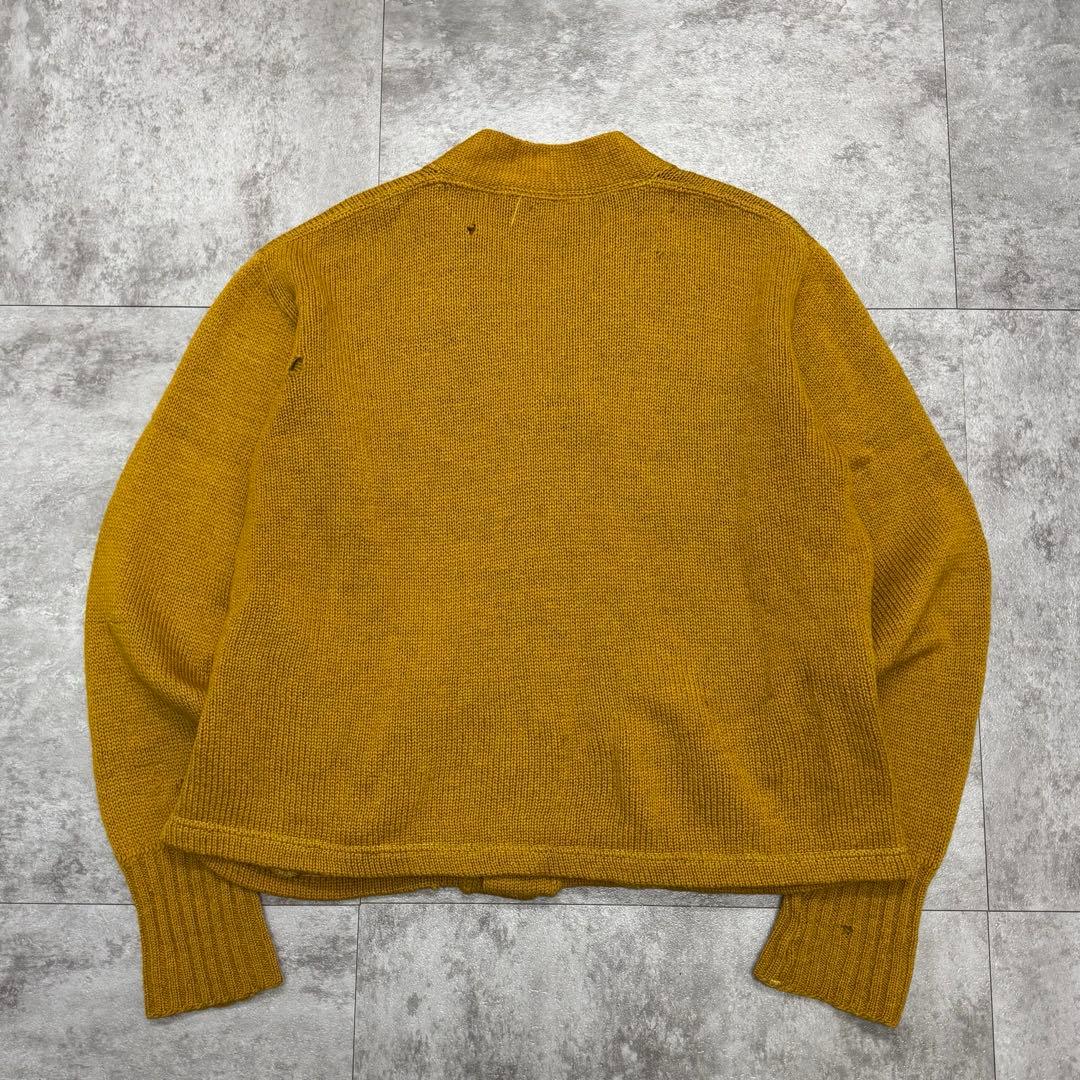 50s 60s Lettered Cardigan レタード　ウールカーディガン