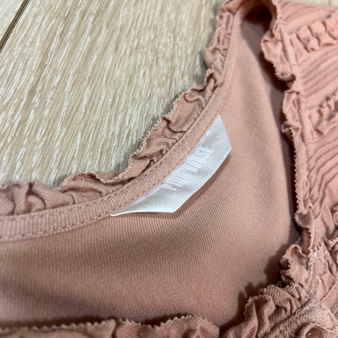 PINK HOUSE フリル付きワンピース