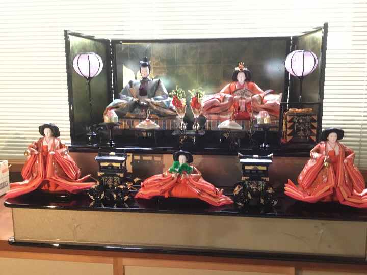 ひな人形五人飾り（二段飾りセット）