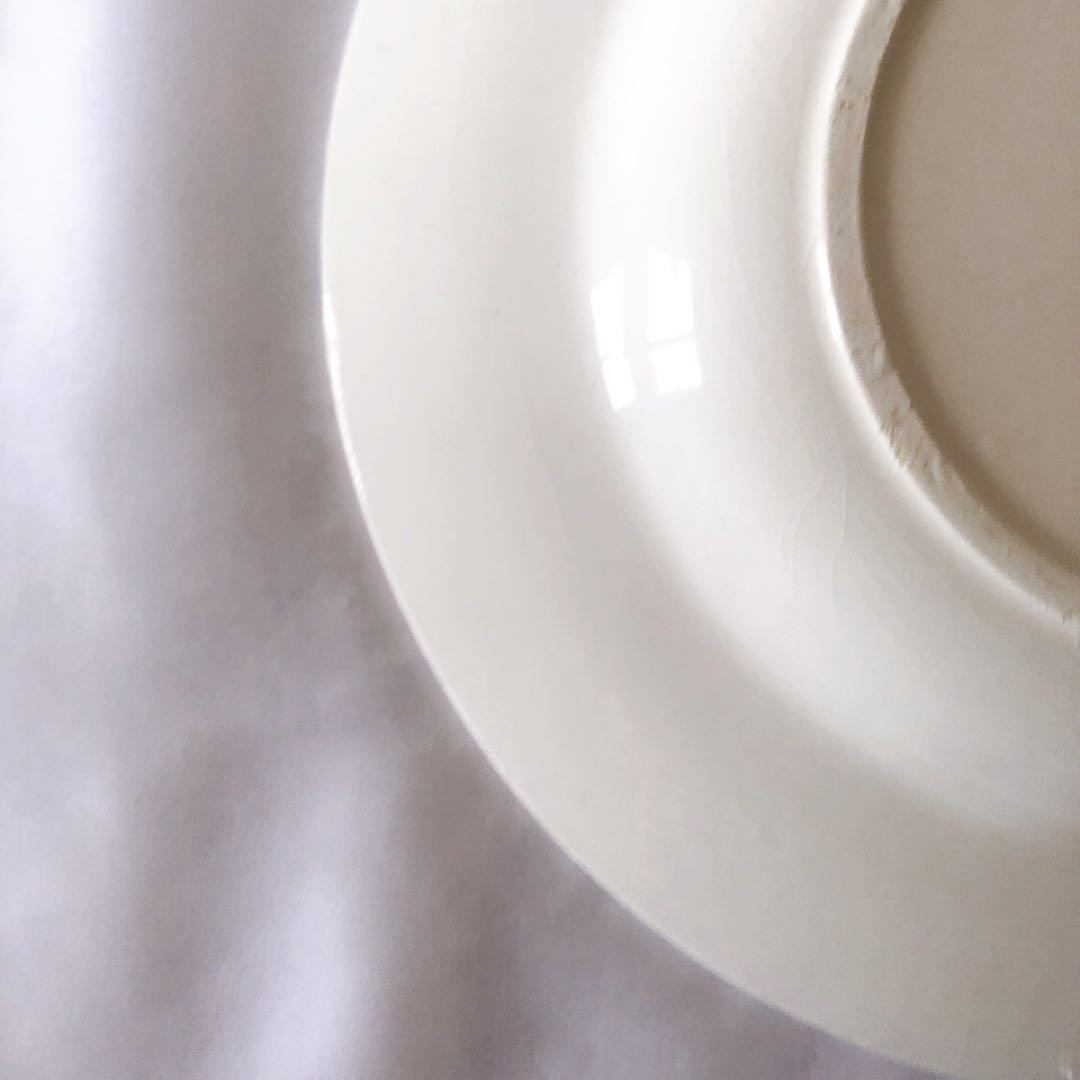 クレイユエモントロー HBCM スーププレート　C フランスアンティーク食器