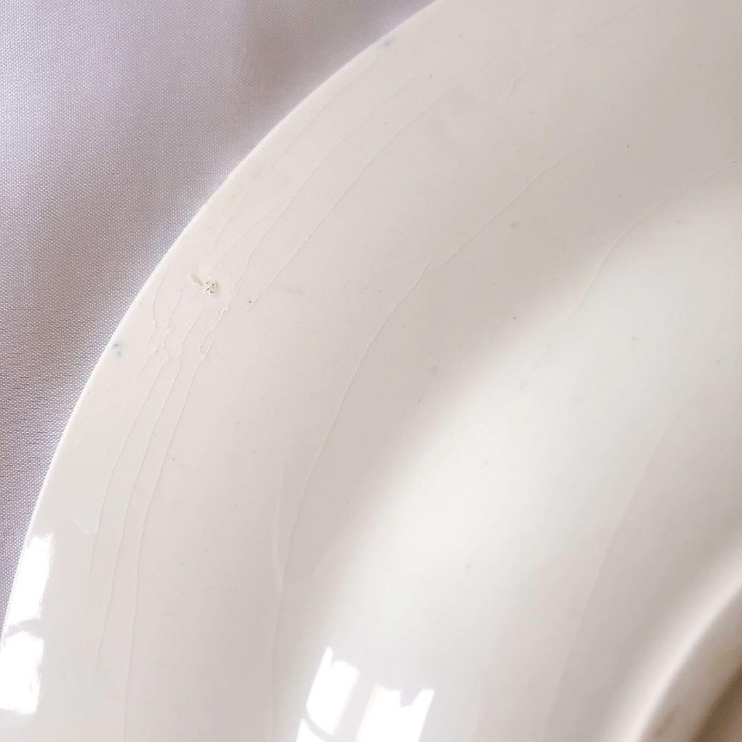 クレイユエモントロー HBCM スーププレート　C フランスアンティーク食器