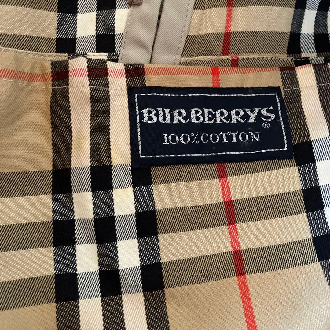 BURBERRYS ベージュ ダブルブレスト トレンチコート