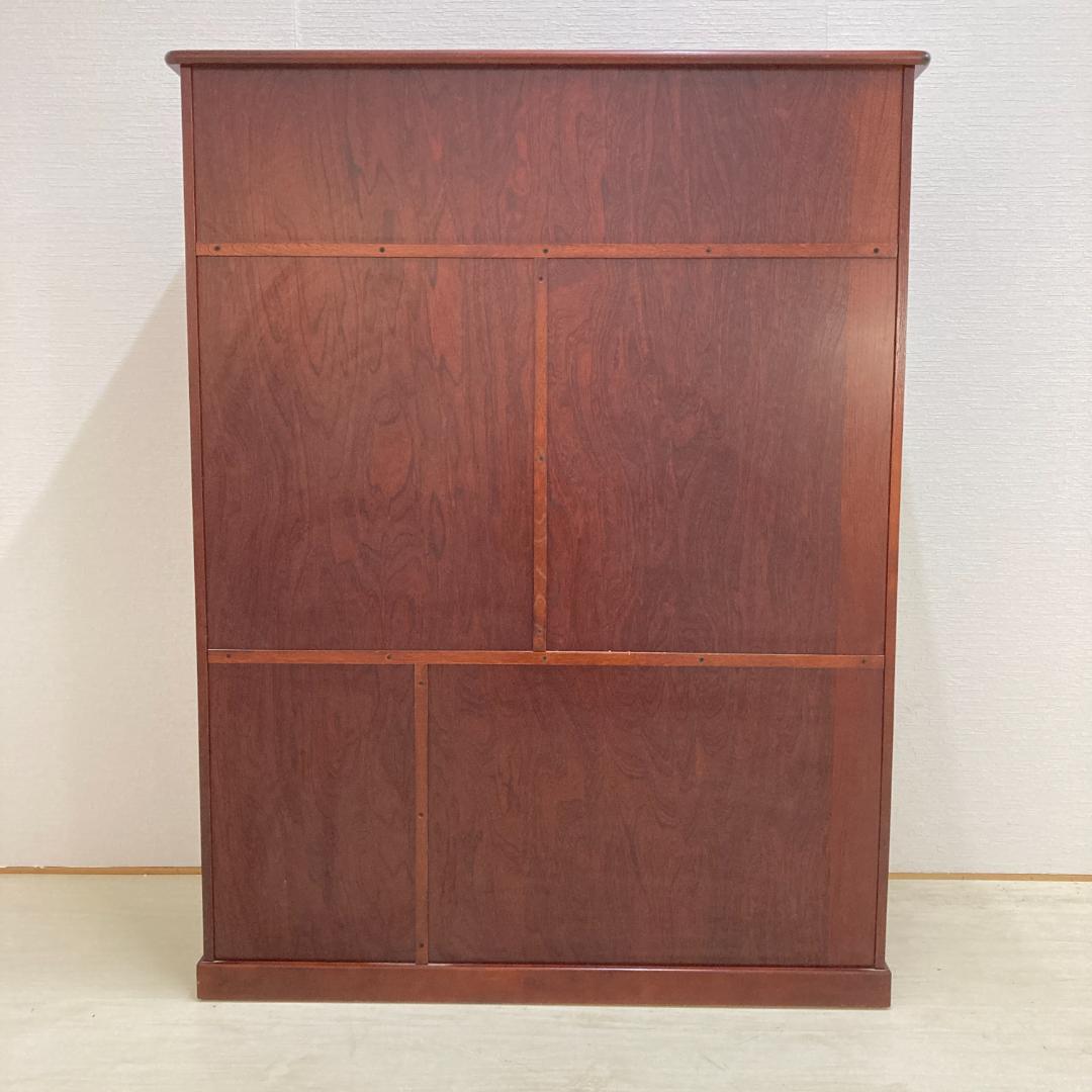 【カリモク】茶棚　水屋箪笥　飾り棚　キャビネット　茶箪笥　食器棚　古民家　和室