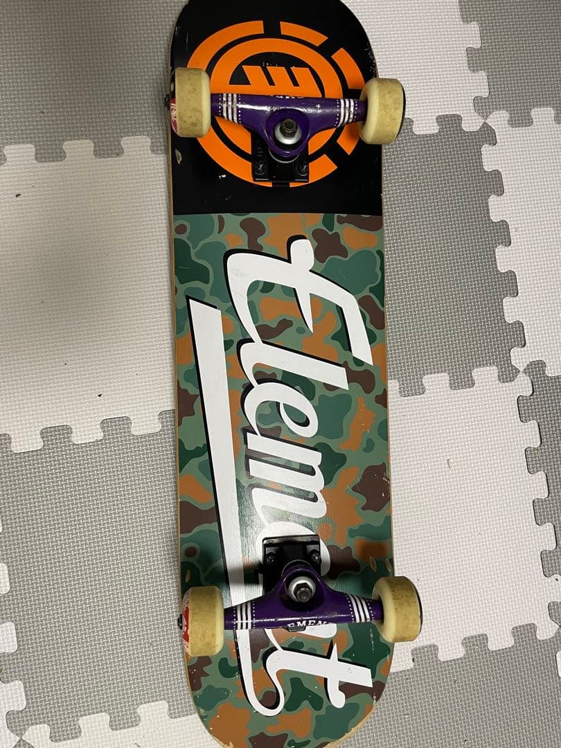 Element スケートボード スカルデザイン