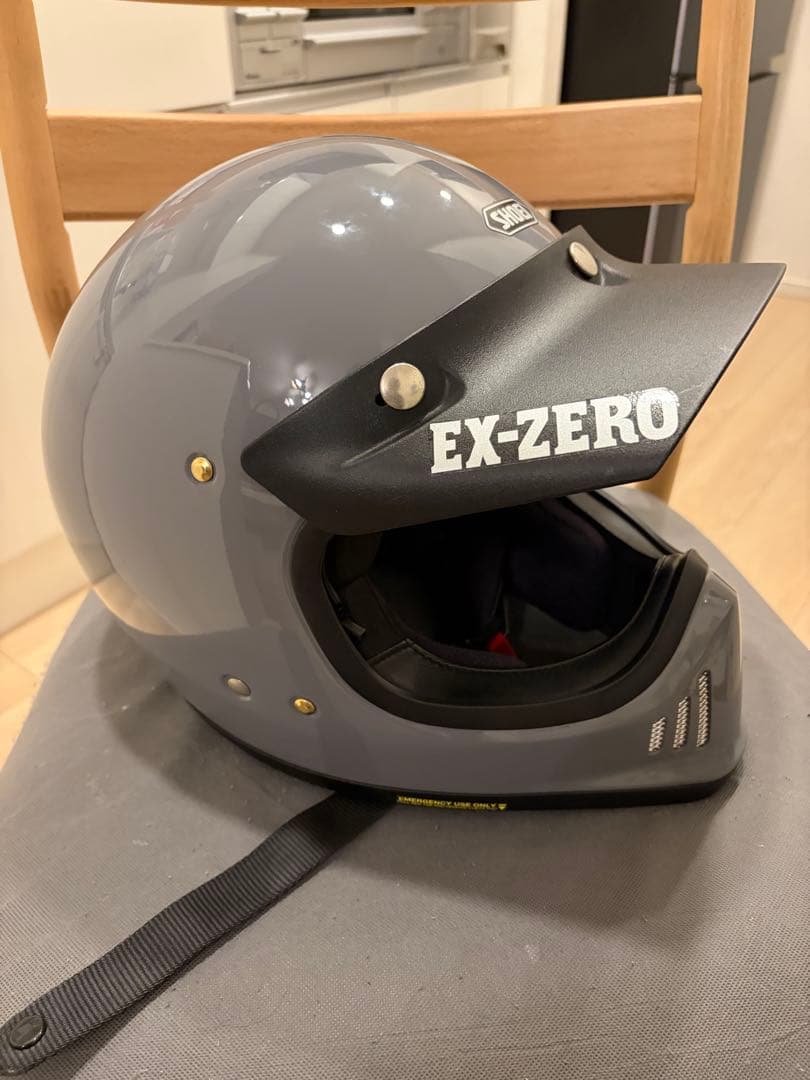 SHOEI EX-ZERO グレー Lサイズ ジェットヘルメット [美品]