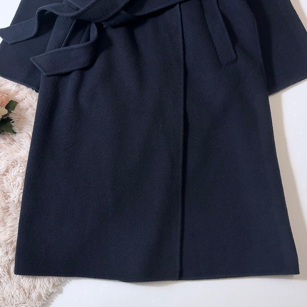 美品ꕥアルアバイル 23AW KIWIラムリバーロングコート リバー仕立て