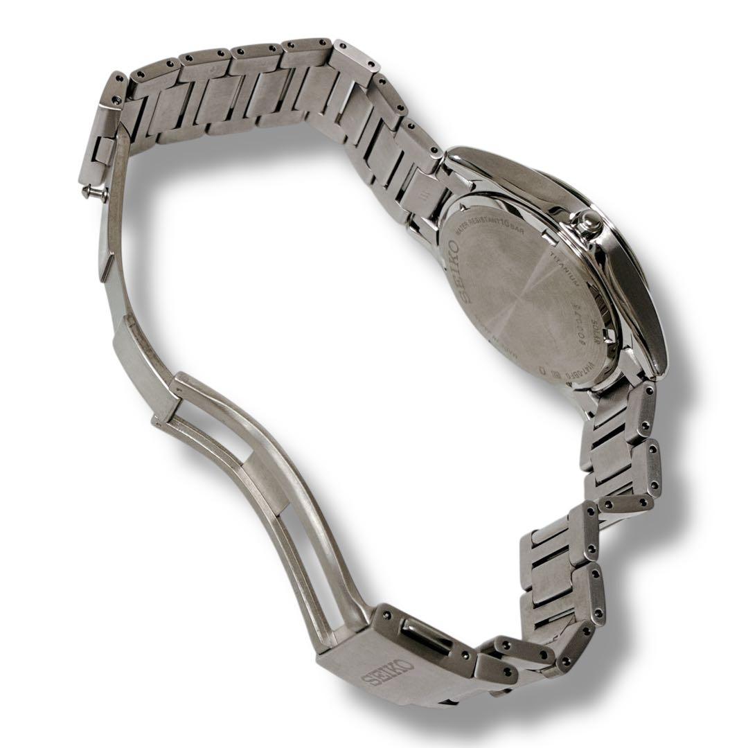 専用✨未使用級 SEIKO DOLCE チタン ソーラー メンズ腕時計 箱付