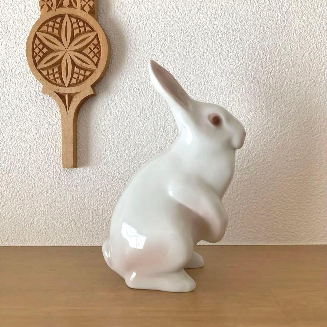 超希少　デンマークB&G うさぎのオブジェ(大サイズ/立ちポーズ)コペンハーゲン