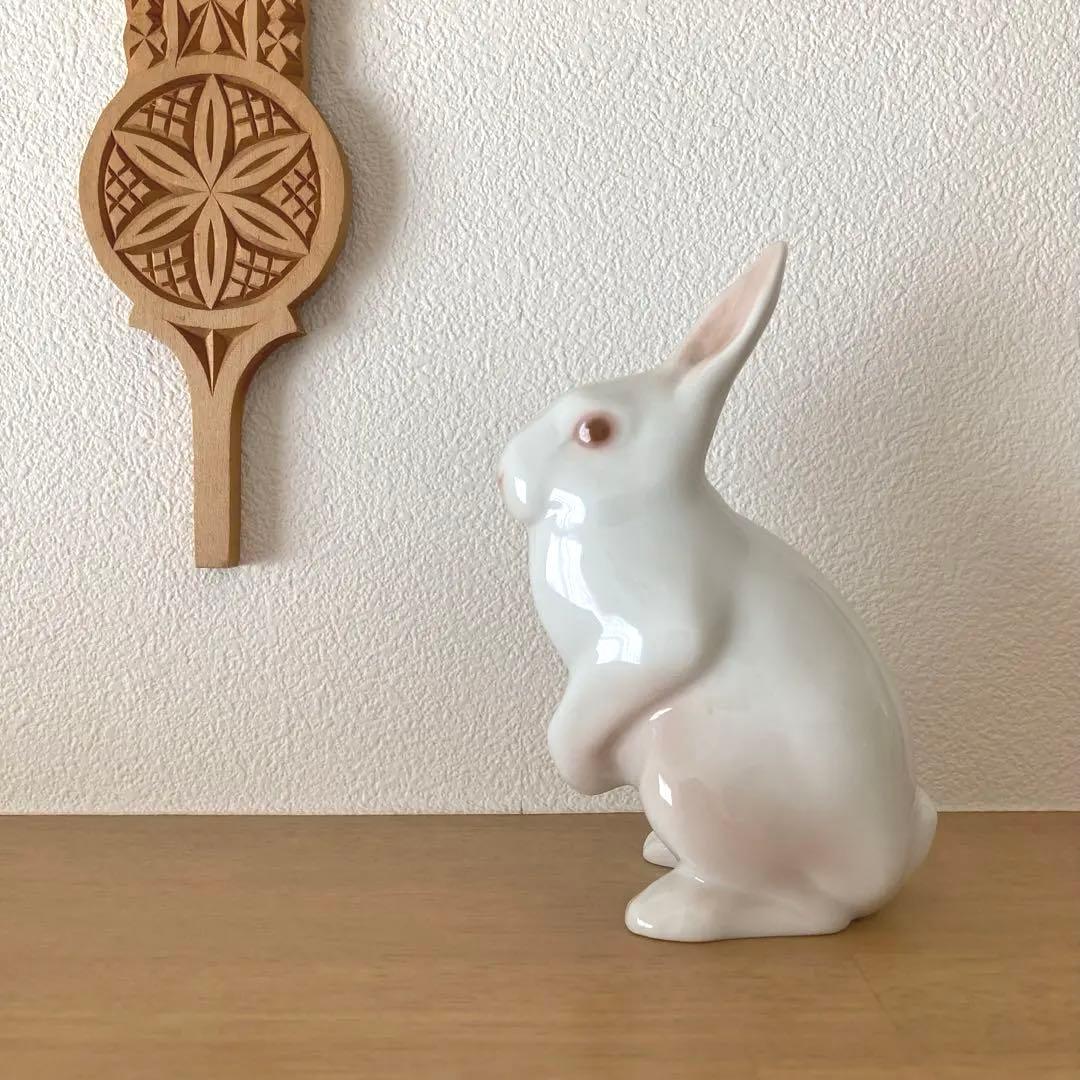 超希少　デンマークB&G うさぎのオブジェ(大サイズ/立ちポーズ)コペンハーゲン
