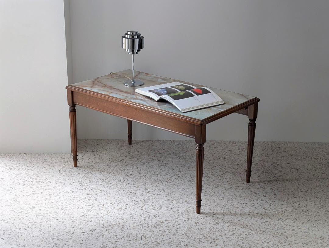 50-70s ビンテージ マルニ 大理石柄 テーブル ミッドセンチュリー 希少