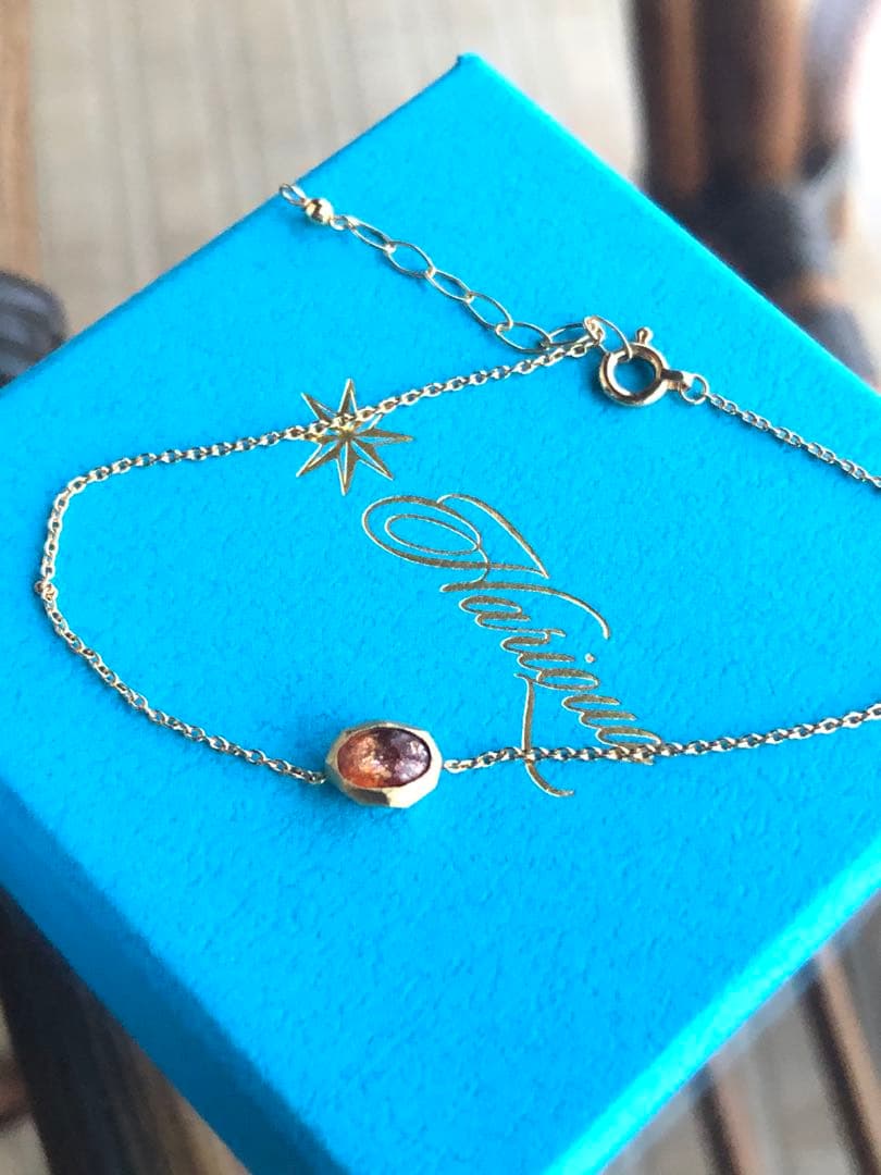 Hariqua K18 サンストーンブレスレット