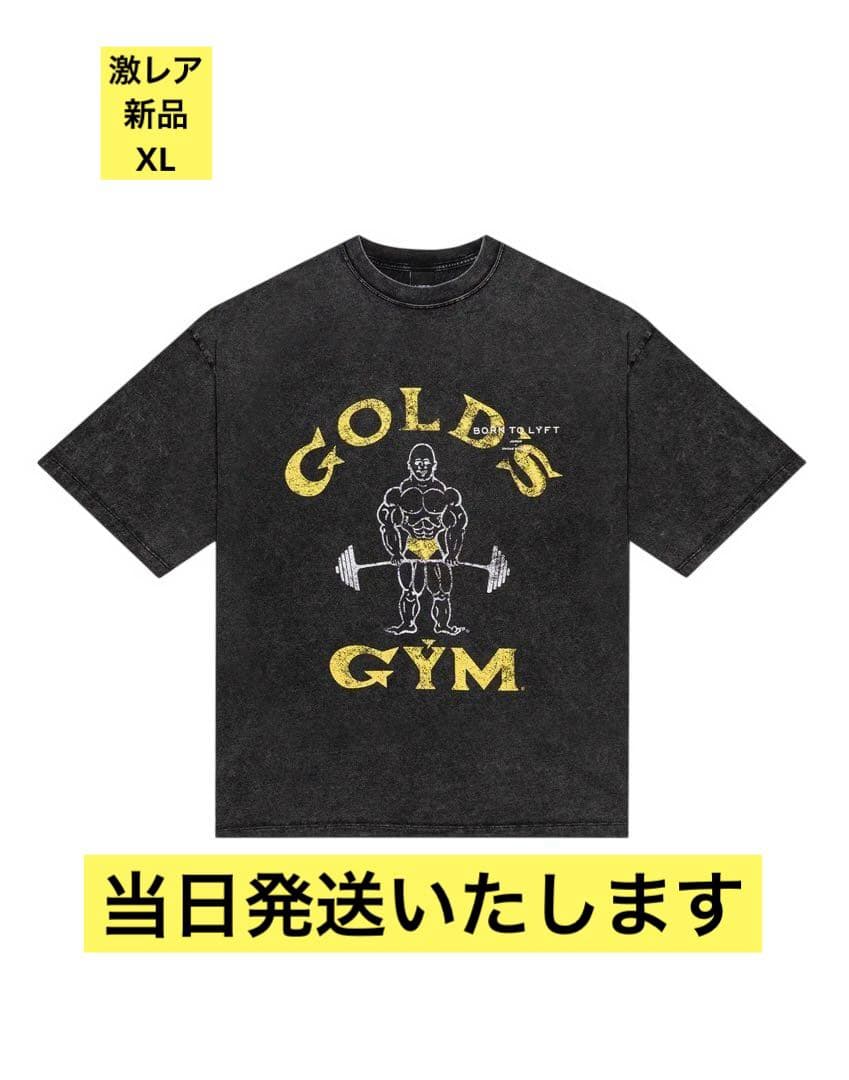 トップス LyFT GOLD'S Gym Vintage Logo Big T-Shirt