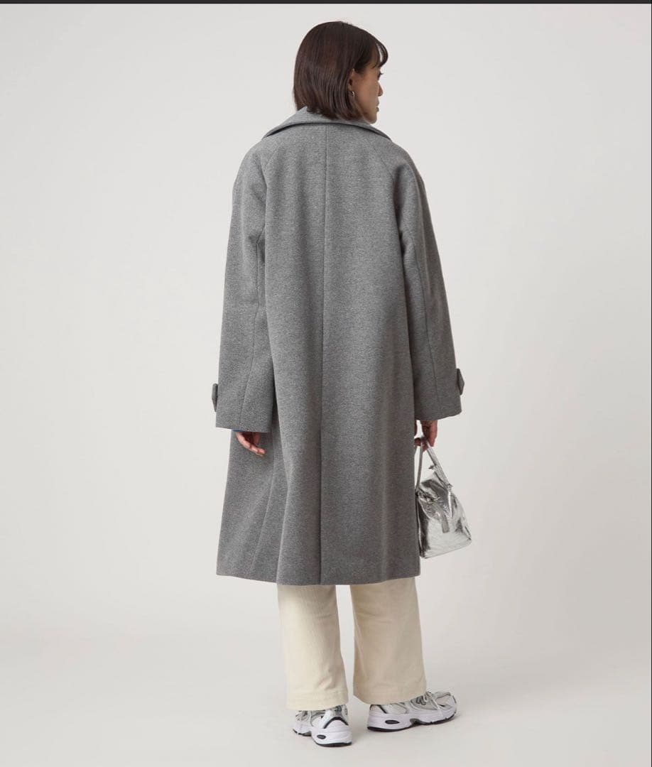 限定お値下げ新品スタンドカラーロングコートgreen labelrelaxing