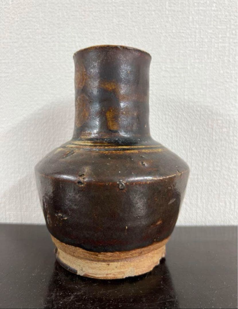 中国古美術/宋時代黒釉花瓶/コレクションの整理品です