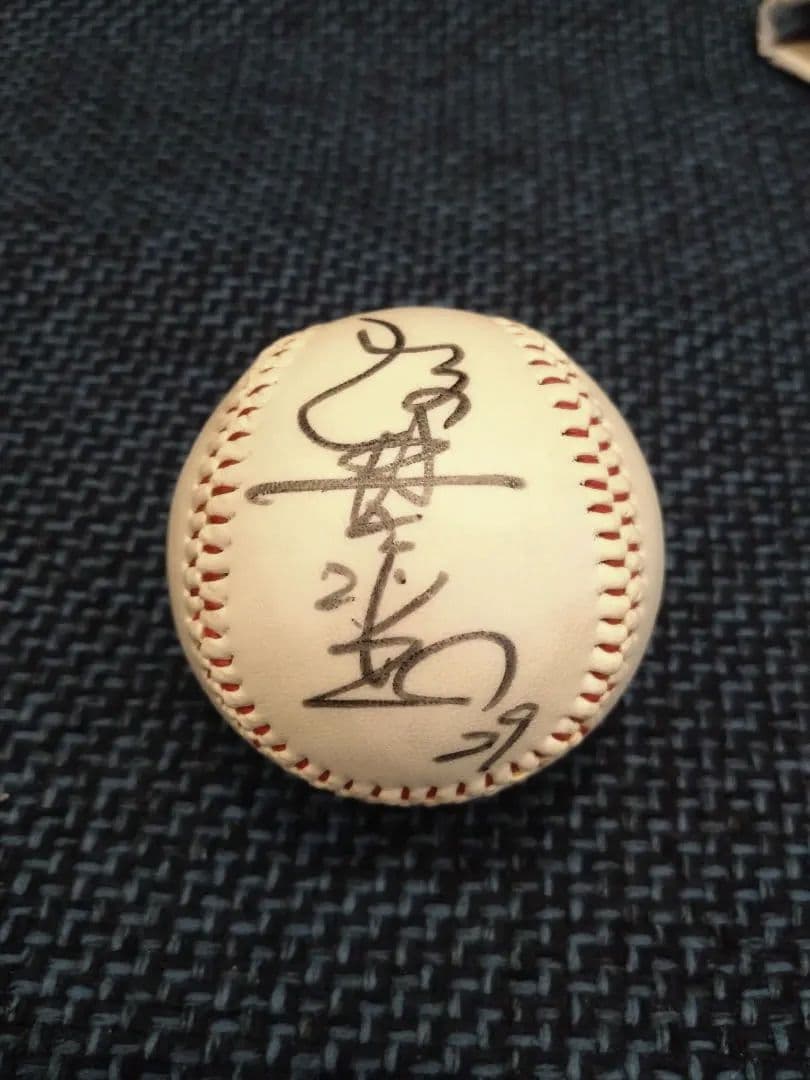 巨人軍　王貞治、高田繁、河埜、堀内恒夫選手サイン入り野球ボール