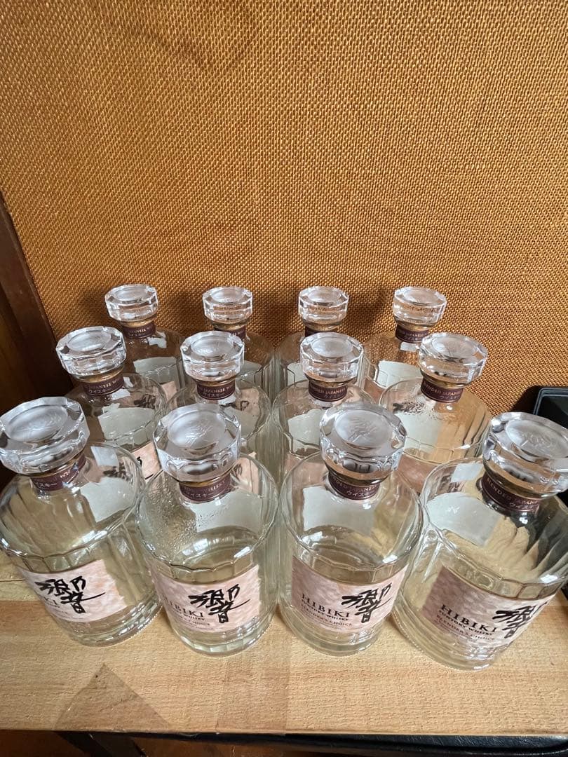 響　ブレンダーズチョイス　空瓶　12本セット箱付き