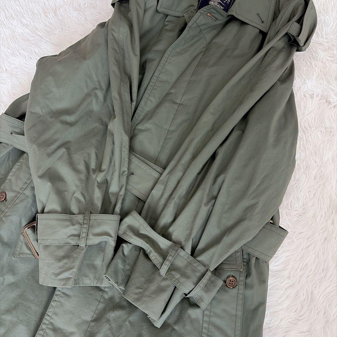 80s ヴィンテージ Burberry ノバチェック カシミヤ トレンチコート