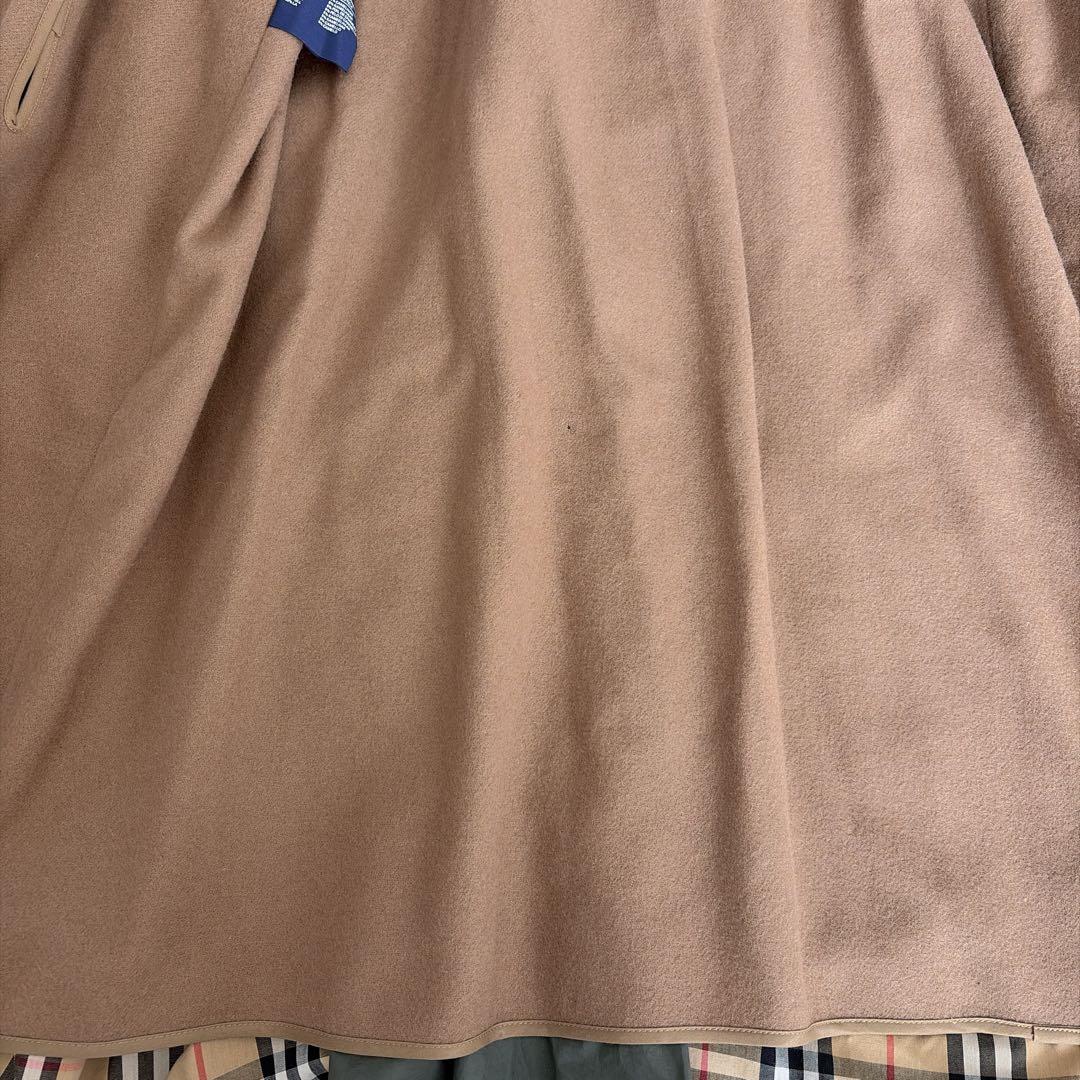 80s ヴィンテージ Burberry ノバチェック カシミヤ トレンチコート