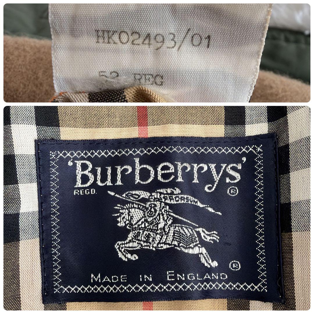 80s ヴィンテージ Burberry ノバチェック カシミヤ トレンチコート