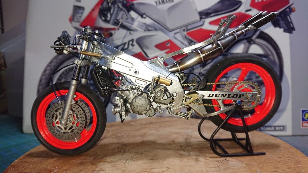 ヤマハ TZR3MA(改)88\"TZ250M本間利彦仕様 完成品 ハセガワタミヤ