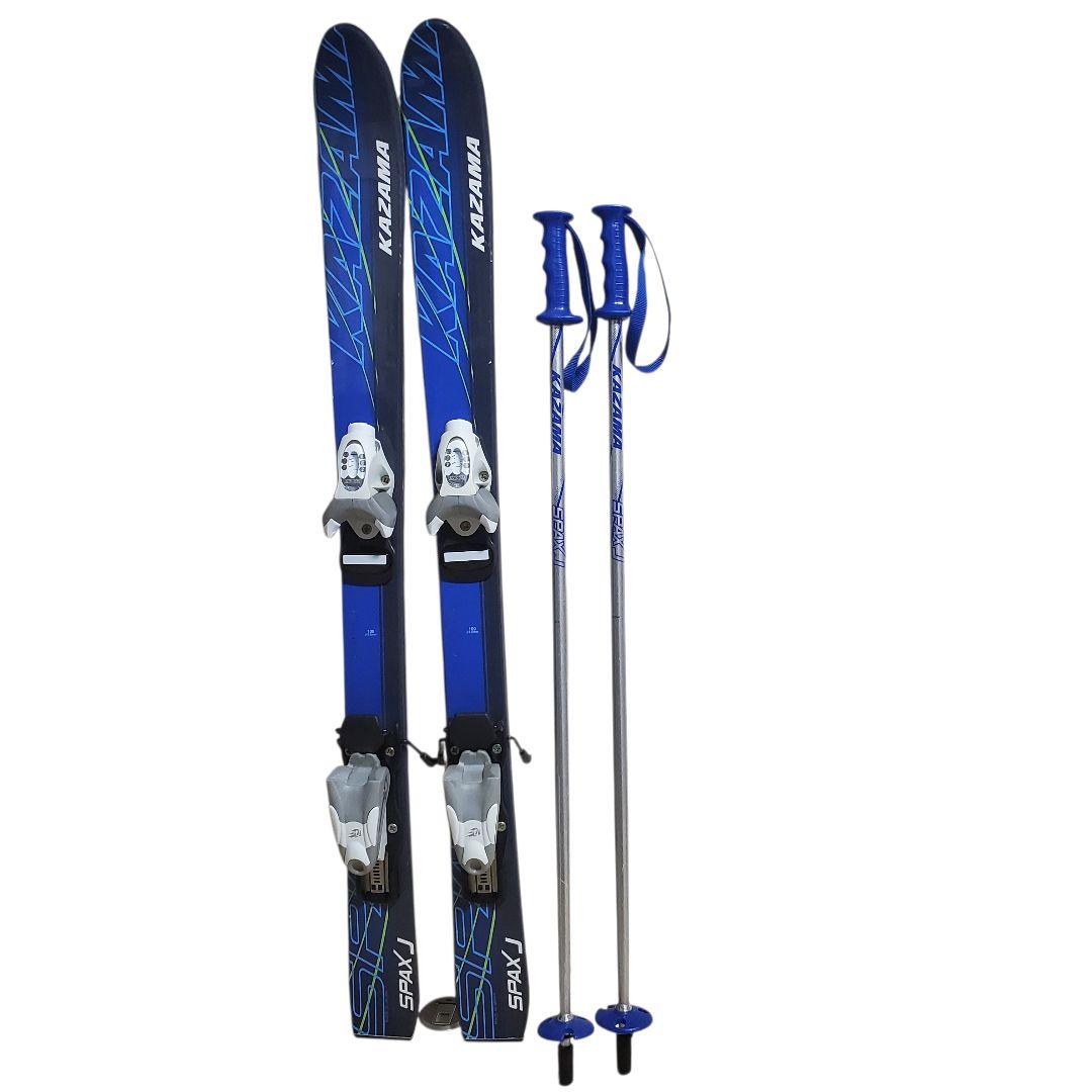 【ジュニア】KAZAMA SPAX J 100cm スキー3点セット