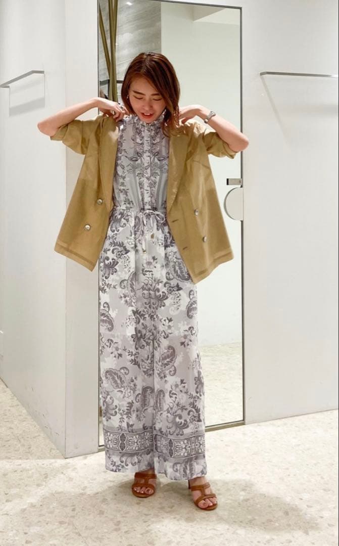 【未使用】グレースコンチネンタル サロペット ワイドシルエット 定価4.6万