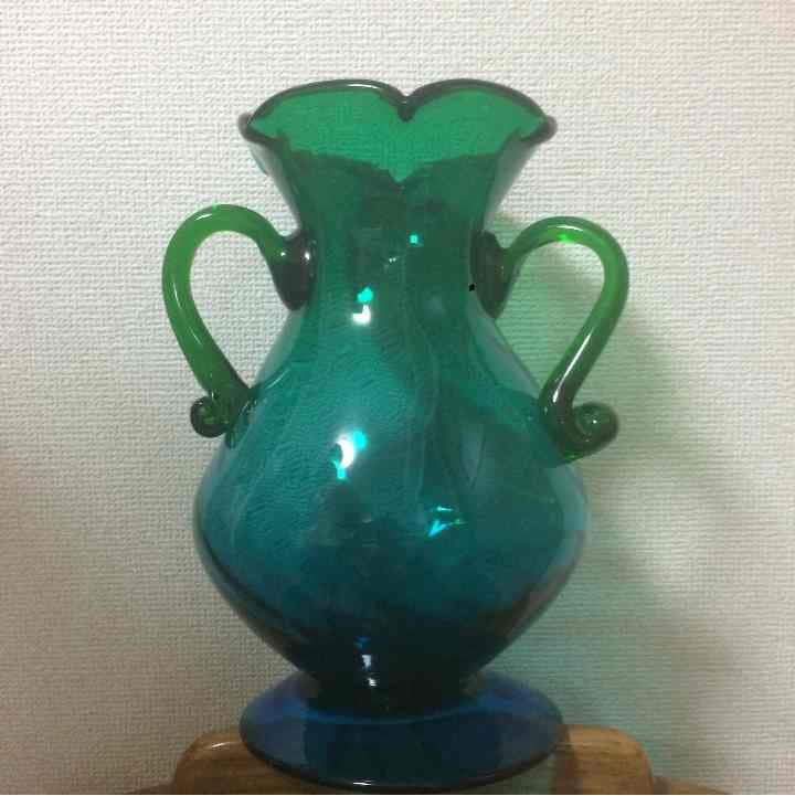 琉球ガラス 花瓶 値下げ交渉受け付けます！