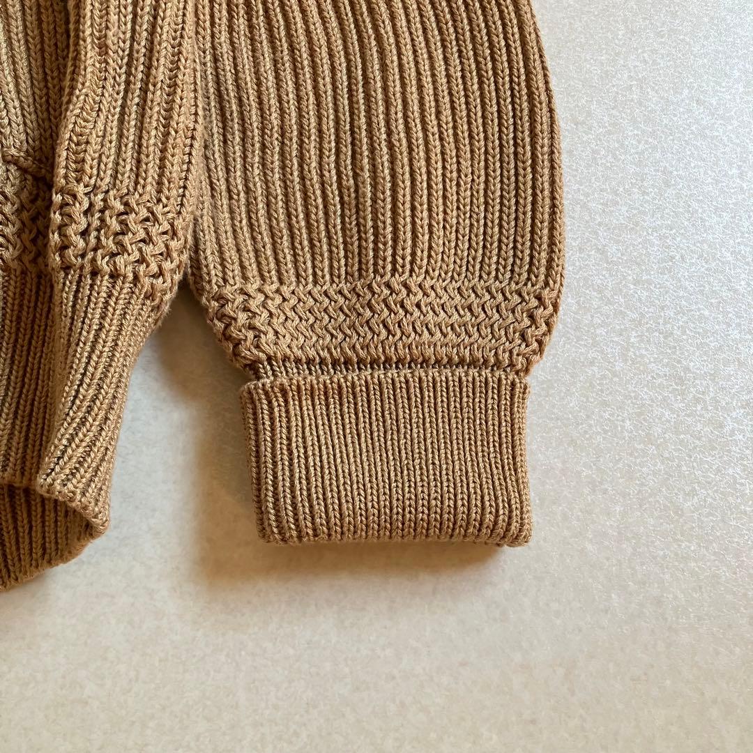 【dunhill】近年 ショールカラーニット カーディガン ブラウン イタリア製