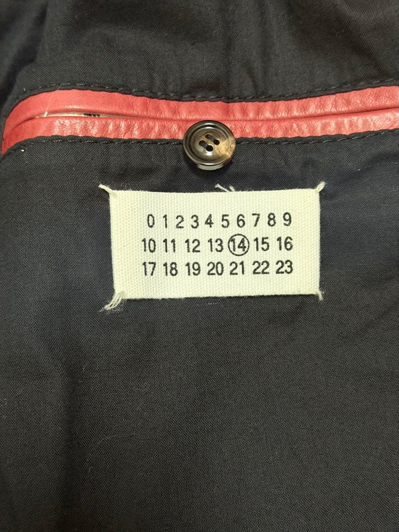 Martin Margiela マルタンマルジェラ 八の字 レザーライダース