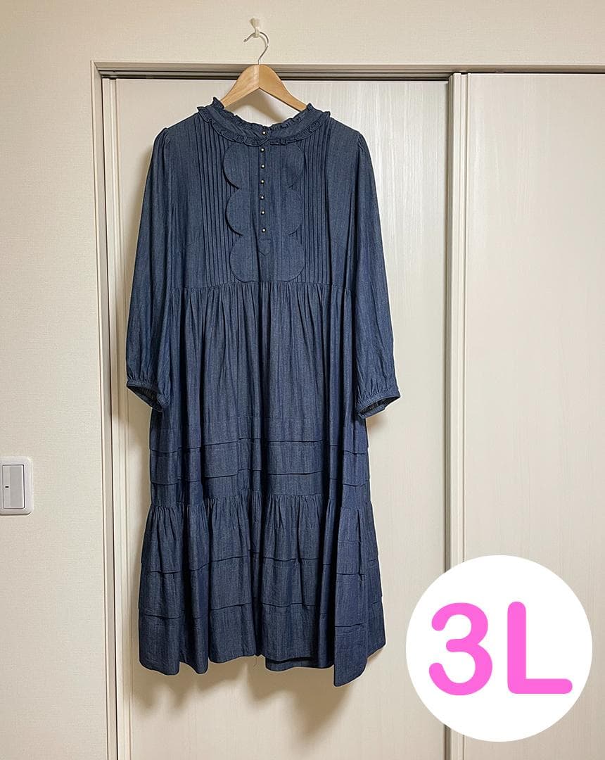 新品★yukiemon　ユキエモン　3L　バブルワンピース